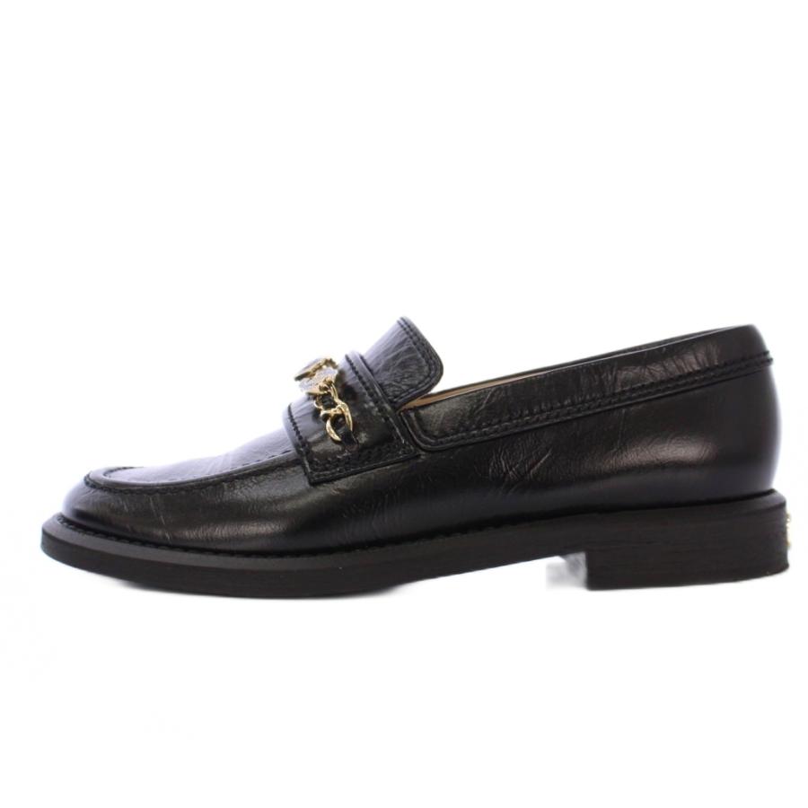 CHANEL（シャネル） ローファー モカシン ココマーク チャーム レザー