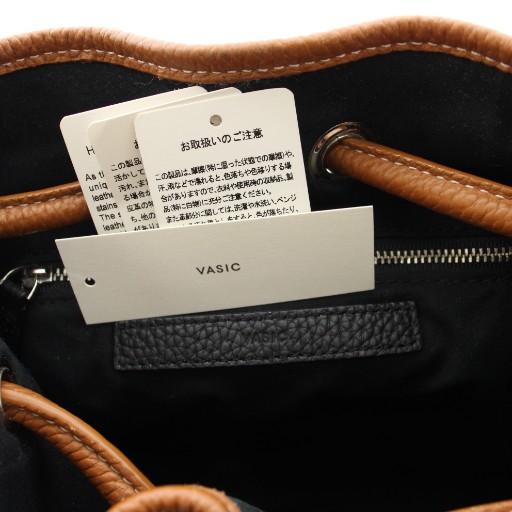 ヴァジック VASIC ボンド ミニ BOND MINI ハンドバッグ 巾着 レザー