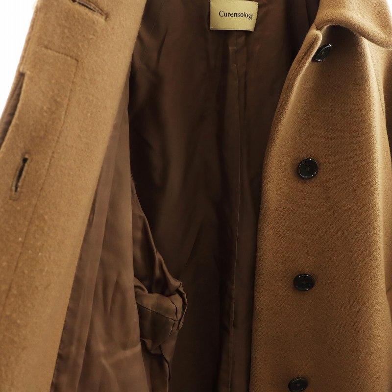 カレンソロジー CURENSOLOGY 22AW メルトン ステンカラーコート ロング