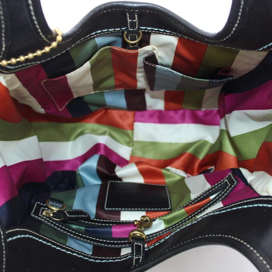 COACH（コーチ） エルゴ ハンドバッグ レザー ワンカラー 黒 ブラック