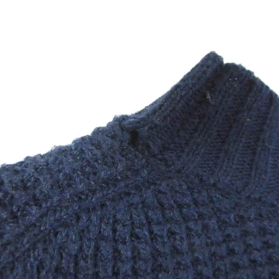 サカイ sacai 20AW Wool Knit x Nylon Twill Pullover ドッキング