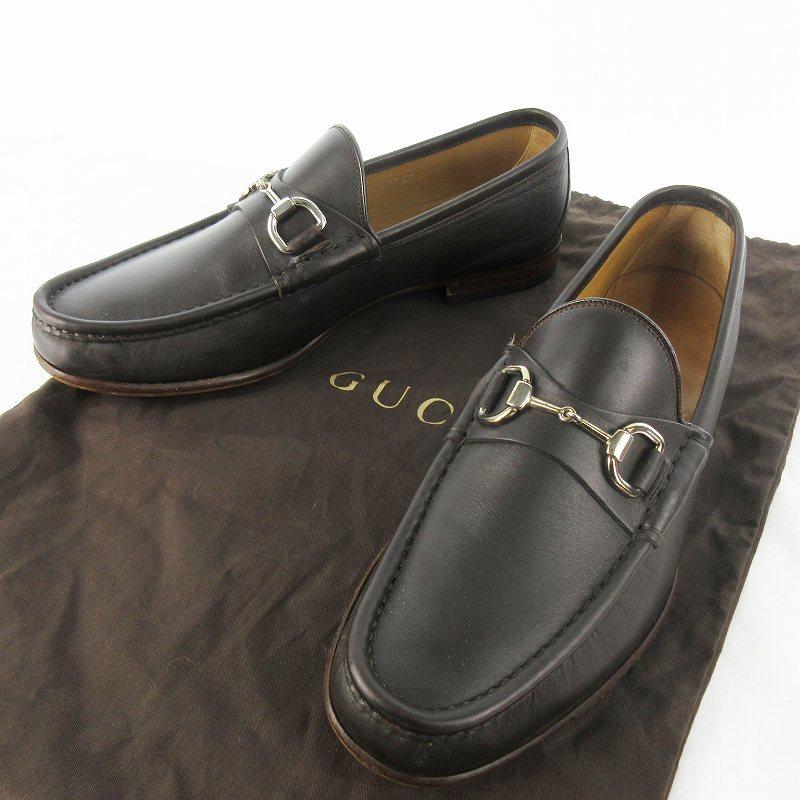 GUCCI（グッチ） ホースビット ローファー レザー シューズ 6 1/2 約