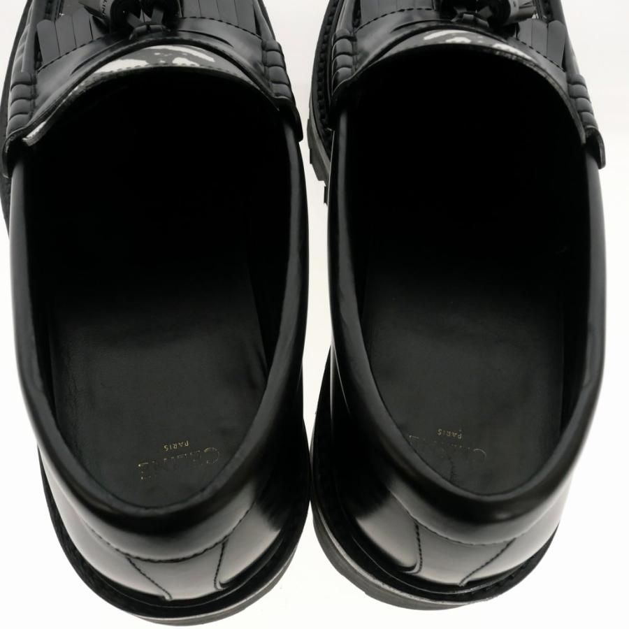 CELINE（セリーヌ） ゼブラ柄 タッセルローファー チャンキーヒール