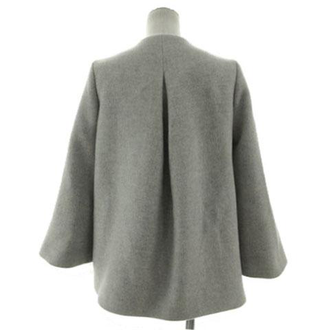 シップス SHIPS SUPER140キーネックショートコート 314-15-0454 起毛