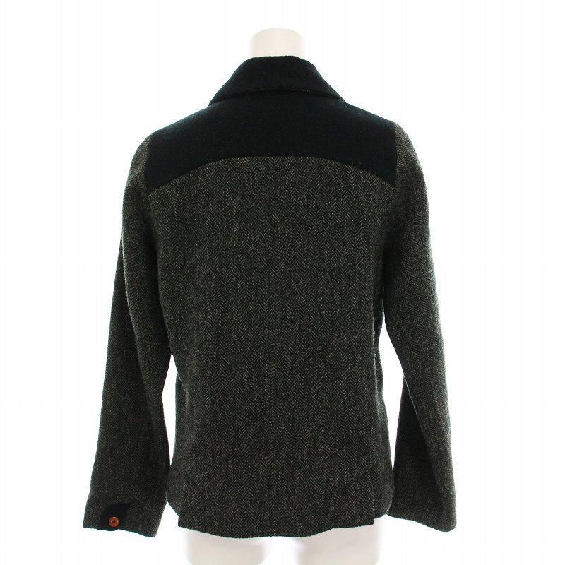 パラスパレス Pallas Palace ツイードジャケット ウール ヘリンボーン
