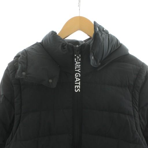 パーリーゲイツ PEARLY GATES ダウンジャケット ロゴ フード ナイロン