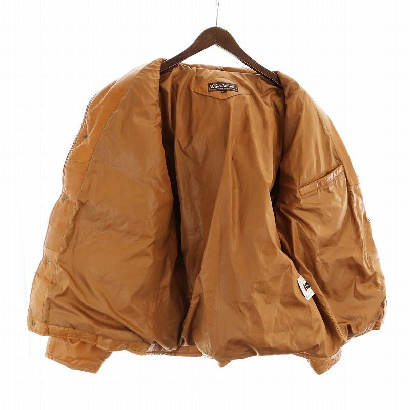 ウィンドアーマー WIND ARMOR ニチワ ダウンジャケット レザー 長袖
