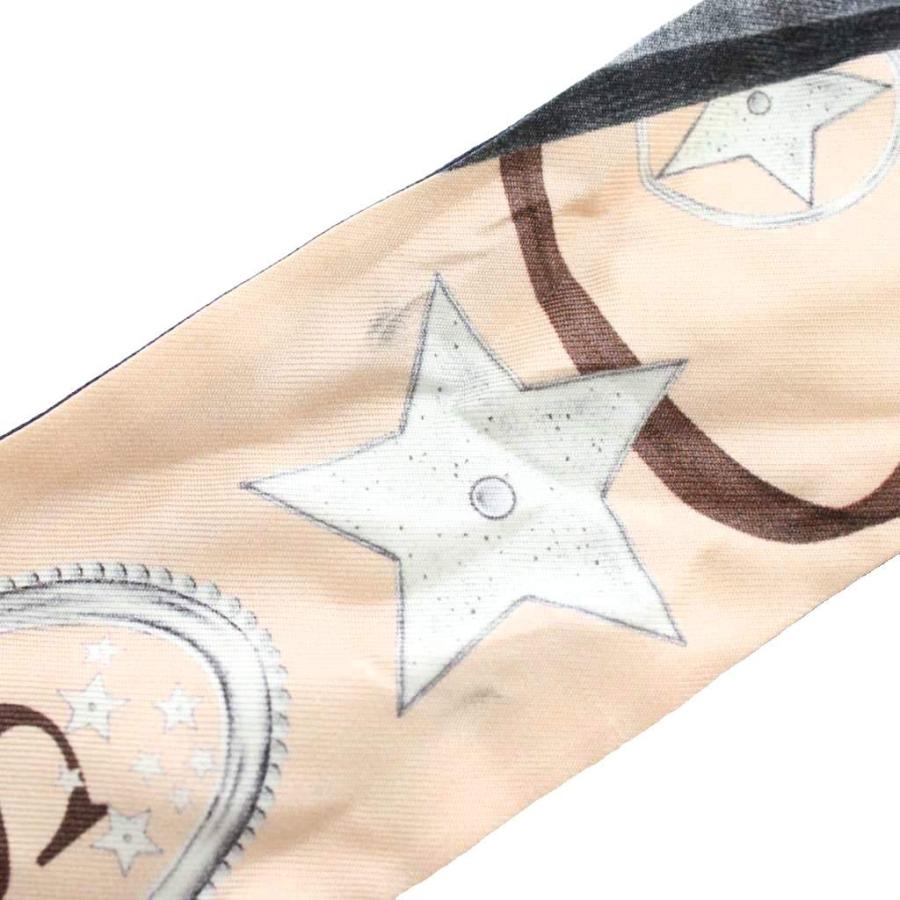 ディオール Dior ABCDior ミッツァ スカーフ 絹 シルク 星 スター