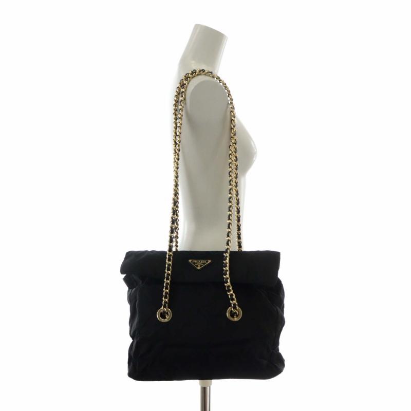 PRADA（プラダ） チェーン ショルダー バッグ ナイロン キルティング