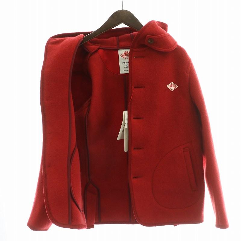 未使用品 ダントン ウールモッサシングルジャケット フード付き コート