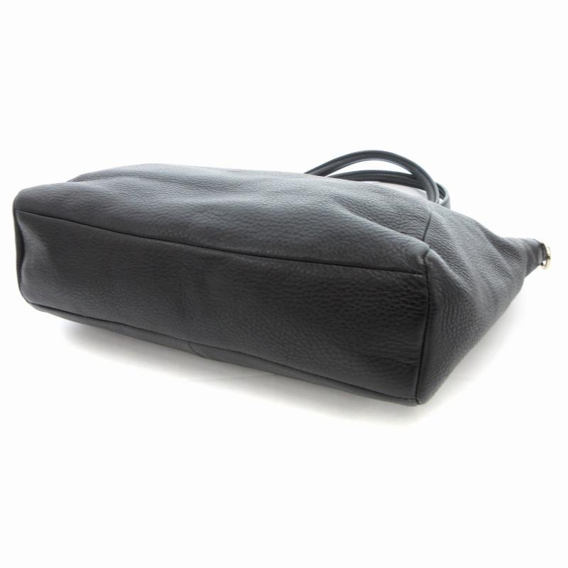 COACH（コーチ） ハンドバッグ ショルダー 2WAY レザー ロゴ 黒