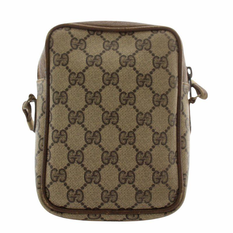 GUCCI（グッチ） ショルダーバッグ ポシェット ミニ PVC レザー GG