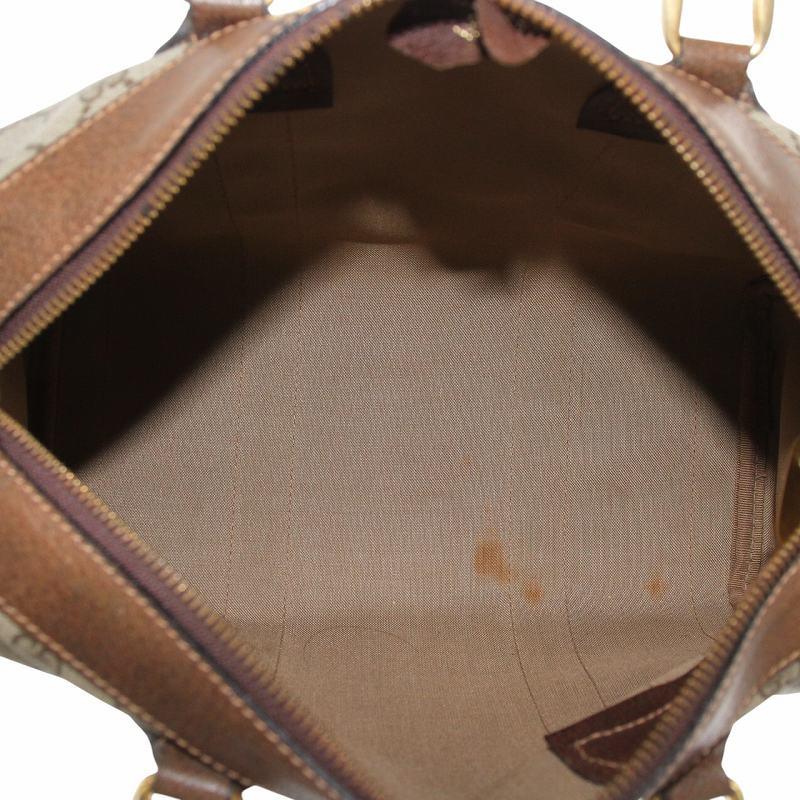 GUCCI（グッチ） オールドグッチ ボストンバッグ ハンド PVC レザー GG