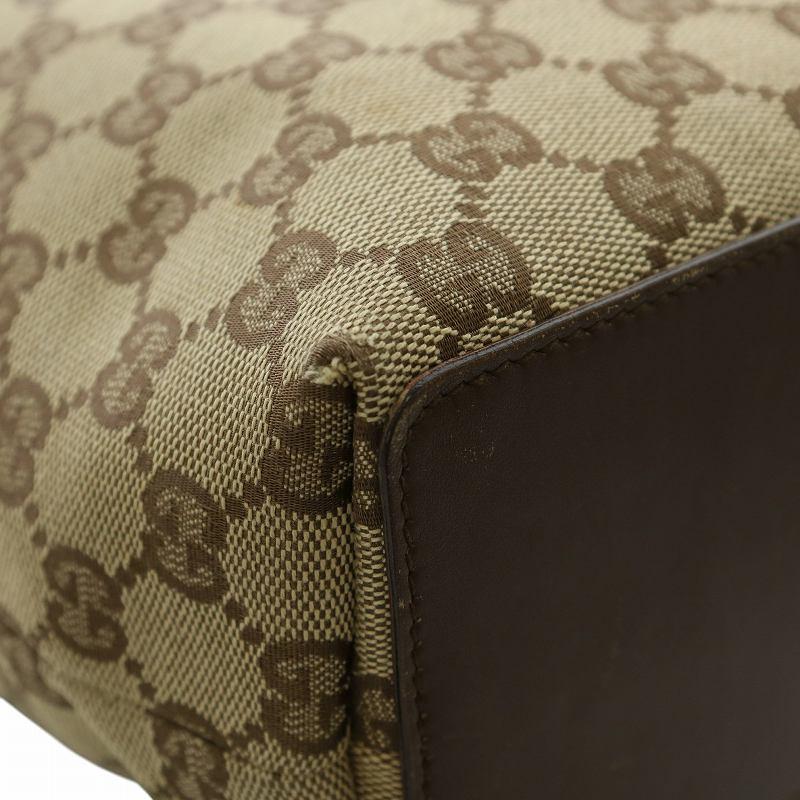 GUCCI（グッチ） トートバッグ ハンド キャンバス レザー GG柄 総柄