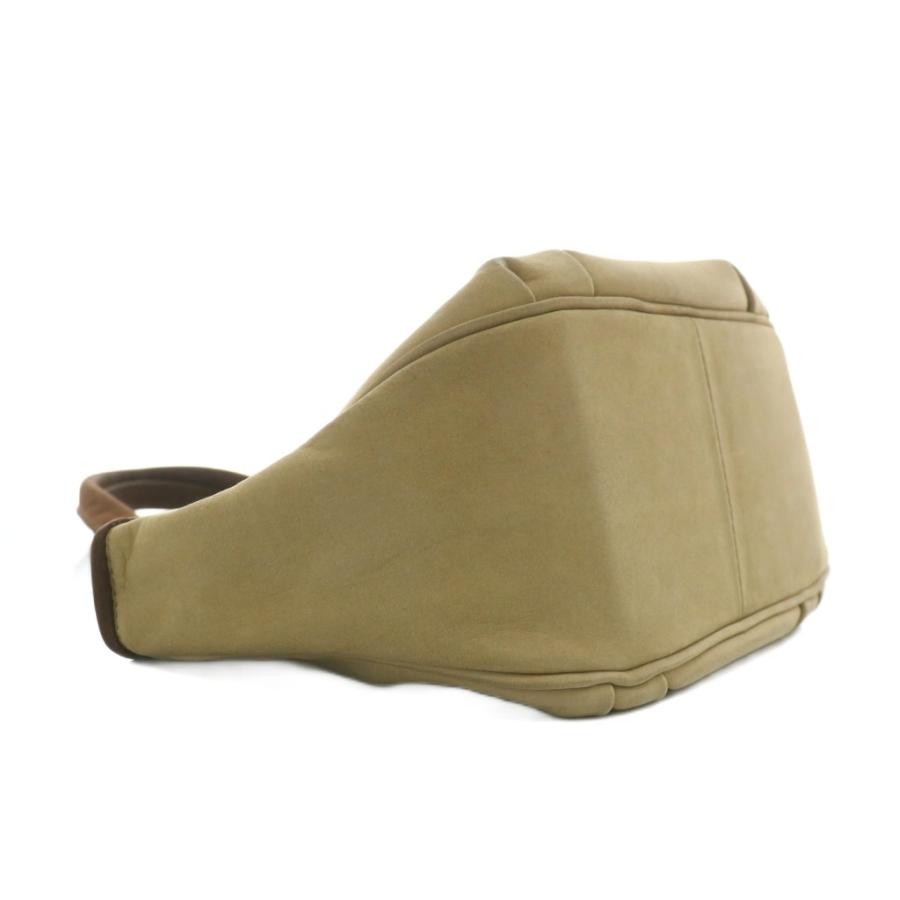 Kitamura（キタムラ） ハンドバッグ トート スエード 犬 ロゴ ポーチ