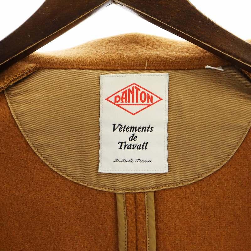 ダントン DANTON ウールモッサ シングル コート ピーコート Pコート