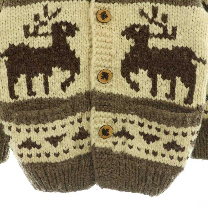 カナタ KANATA カーディガン カウチンニット セーター トナカイ柄