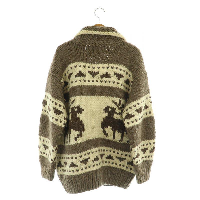 カナタ KANATA カーディガン カウチンニット セーター トナカイ柄