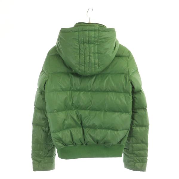 DIESEL（ディーゼル） ダウンジャケット フード ジップアップ XS 緑