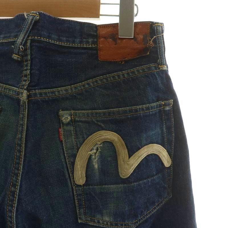 EVISU（エヴィス） デニムパンツ ジーンズ ストレート 紅白耳 カモメ