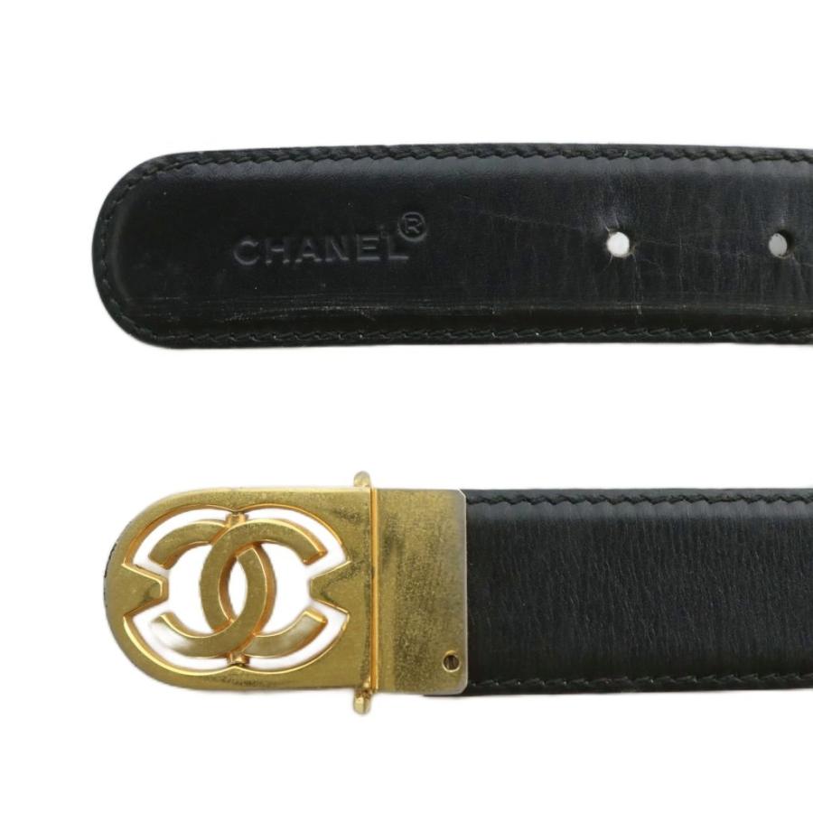 CHANEL（シャネル） ベルト バックル レザー ココマーク ゴールド金具
