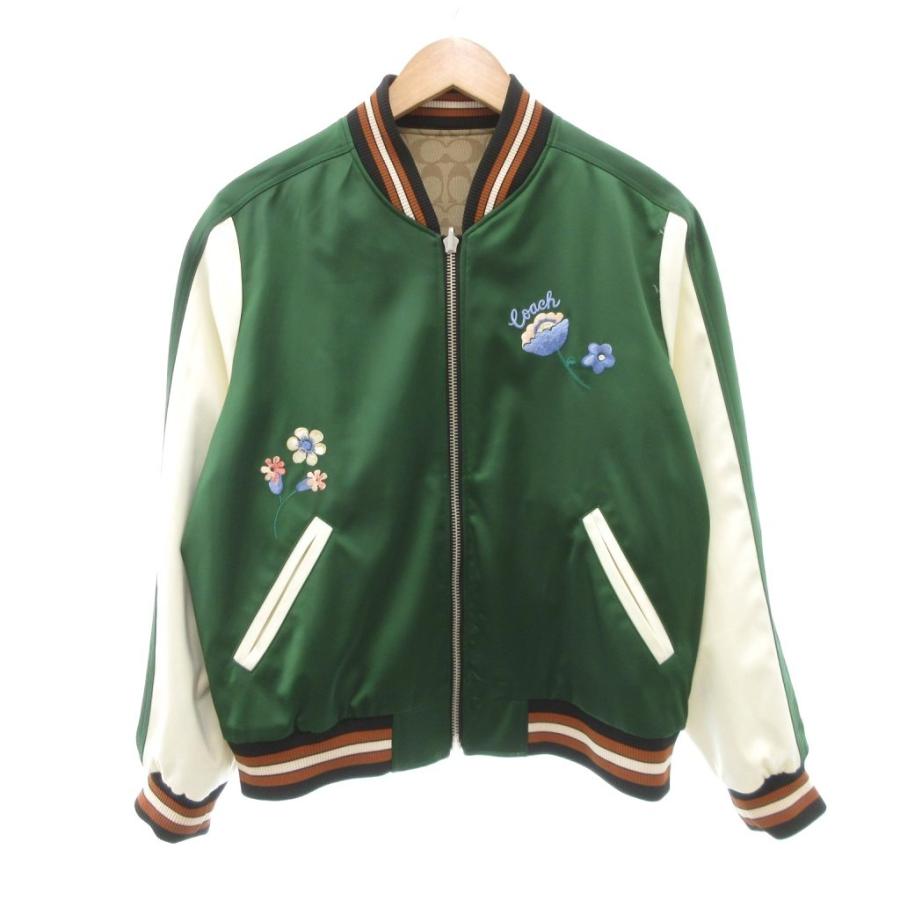COACH（コーチ） シグネチャー ジャケット スカジャン リバーシブル 花