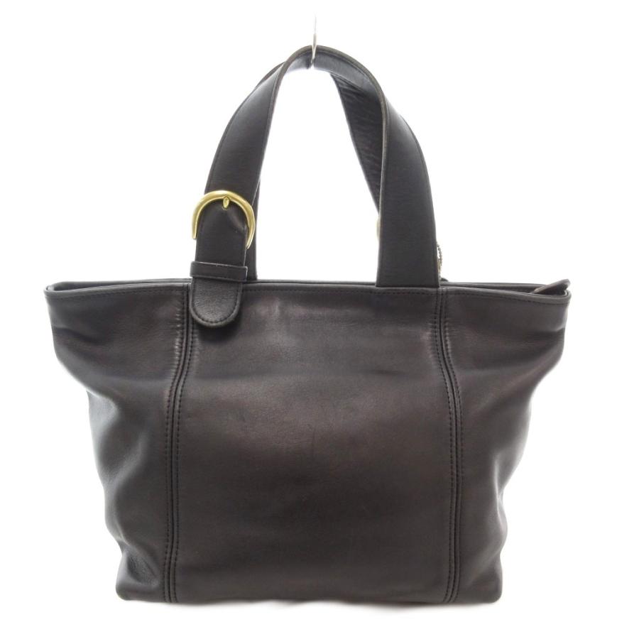 COACH（コーチ） オールドコーチ ハンドバッグ 舟型 レザー 本革 黒