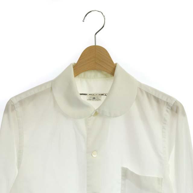 中古 コムデギャルソン COMME des GARCONS AD2018 ラウンドカラー 丸襟