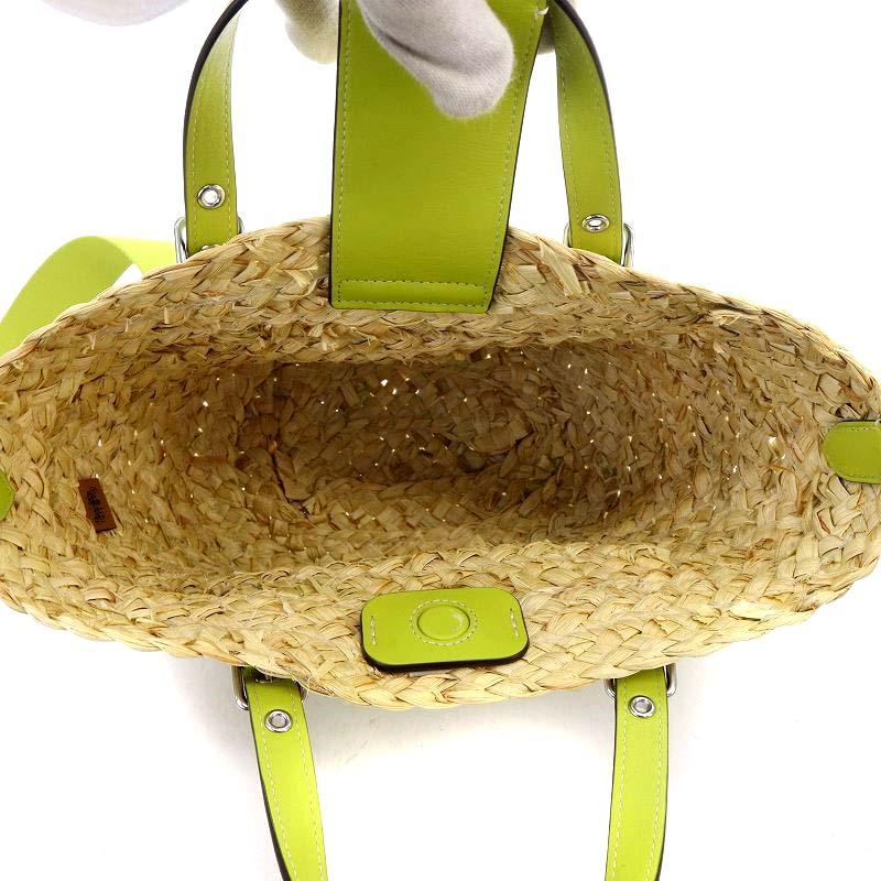 COACH（コーチ） ストロー スモール かごバッグ トートバッグ