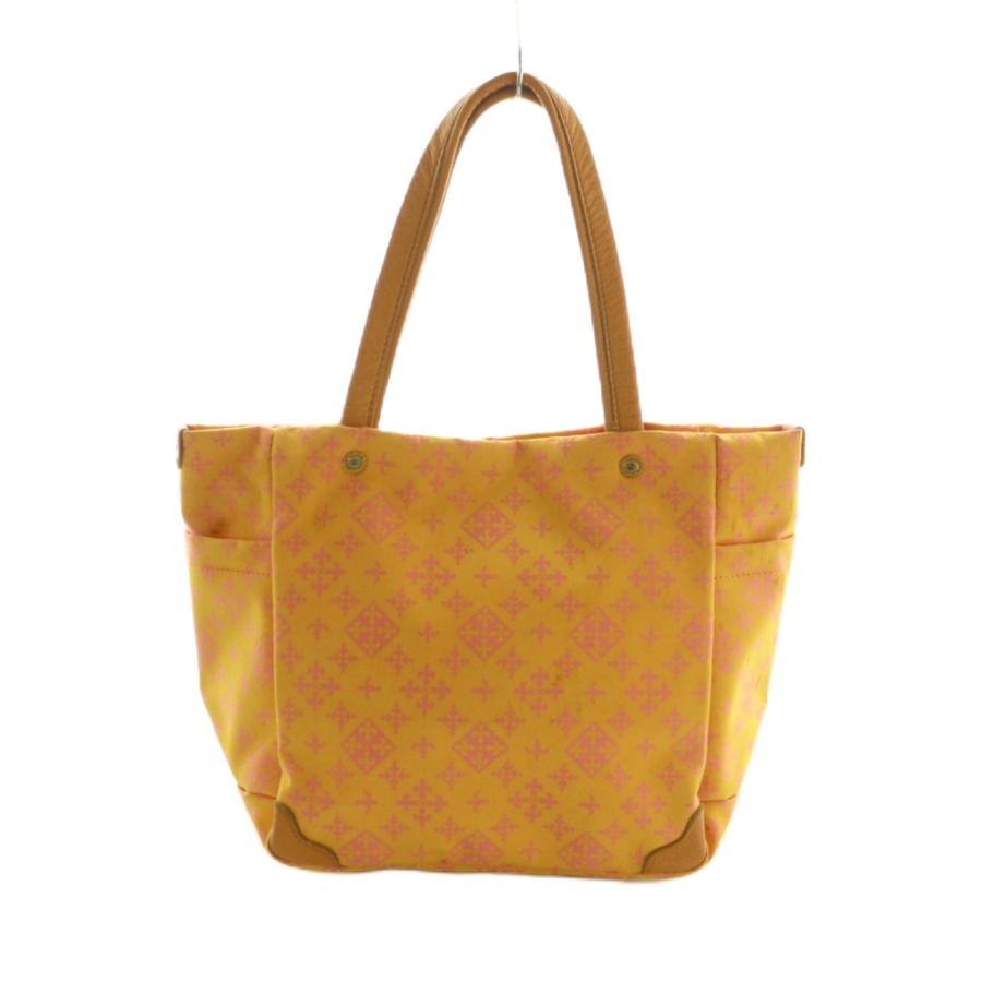 ラシット RUSSET ハンドバッグ モノグラム ナイロン レザーハンドル