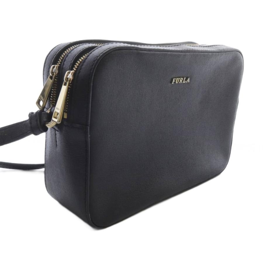 FURLA（フルラ） ショルダーバッグ レザー ロゴ 黒 ブラック 972166