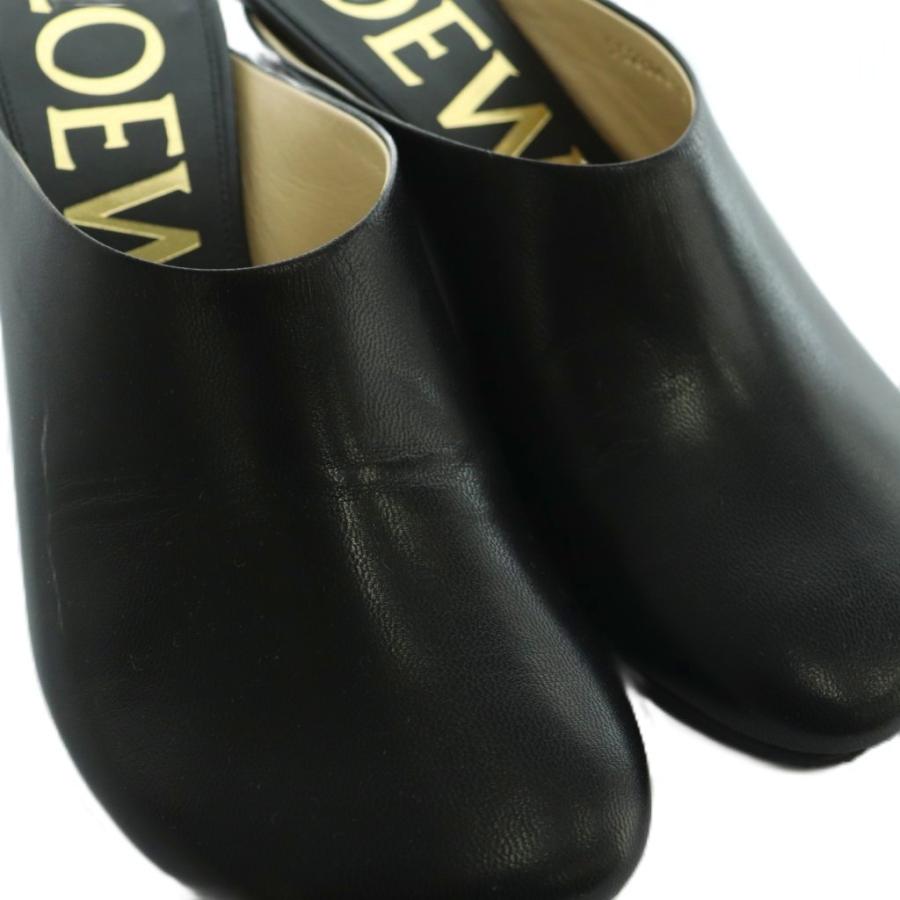 LOEWE トイ ブラック ミュール 38 新品未使用 定価以下かなりお得