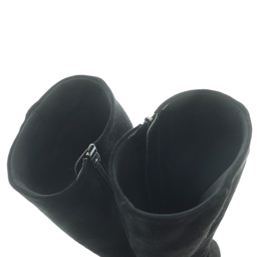 DIANA（ダイアナ） ロングブーツ スエード 23.5cm 黒 ブラック /SS