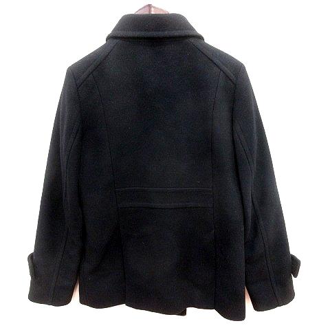 フレームワーク Framework ピーコート 総裏地 ウール カシミヤ混 36 黒