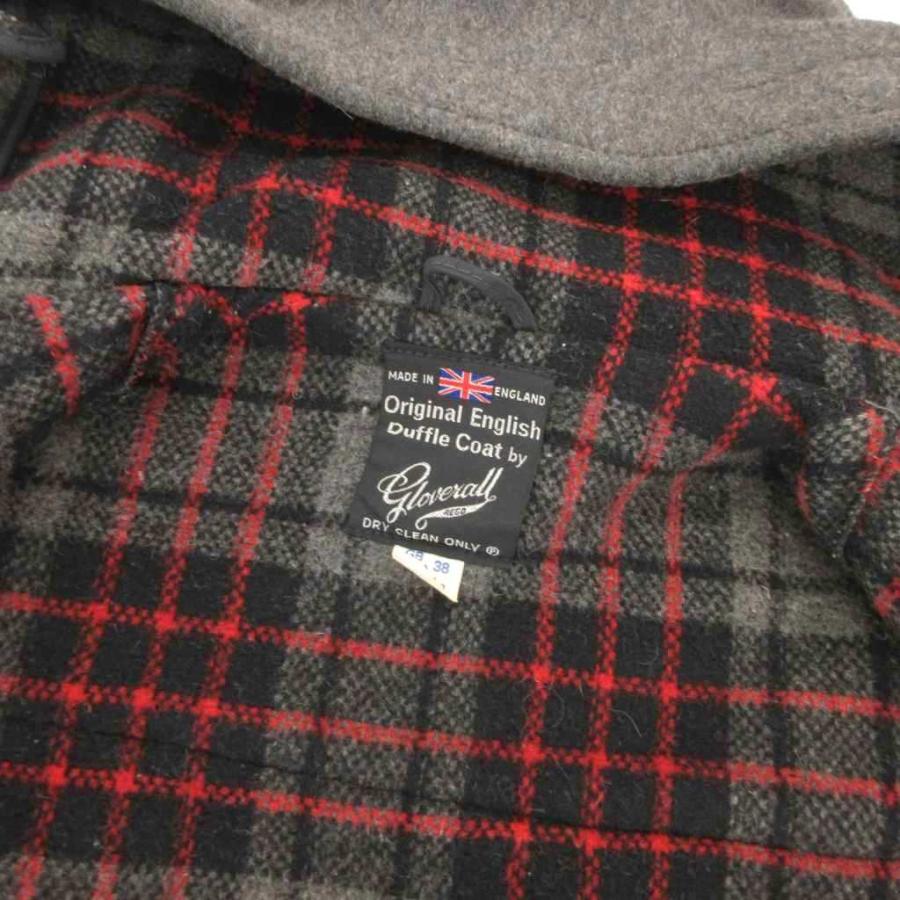 グローバーオール Gloverall モリス ダッフルコート 裏チェック 膝丈
