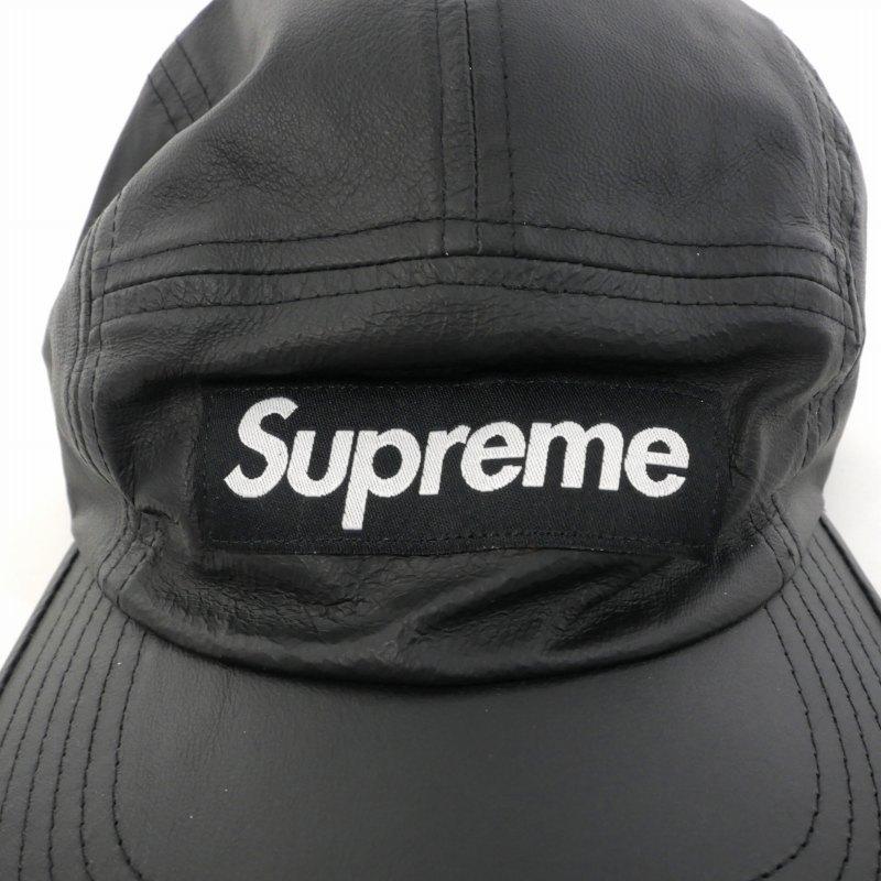 Supreme（シュプリーム） 帽子 キャップ 16AW Leather Camp Cap 羊革