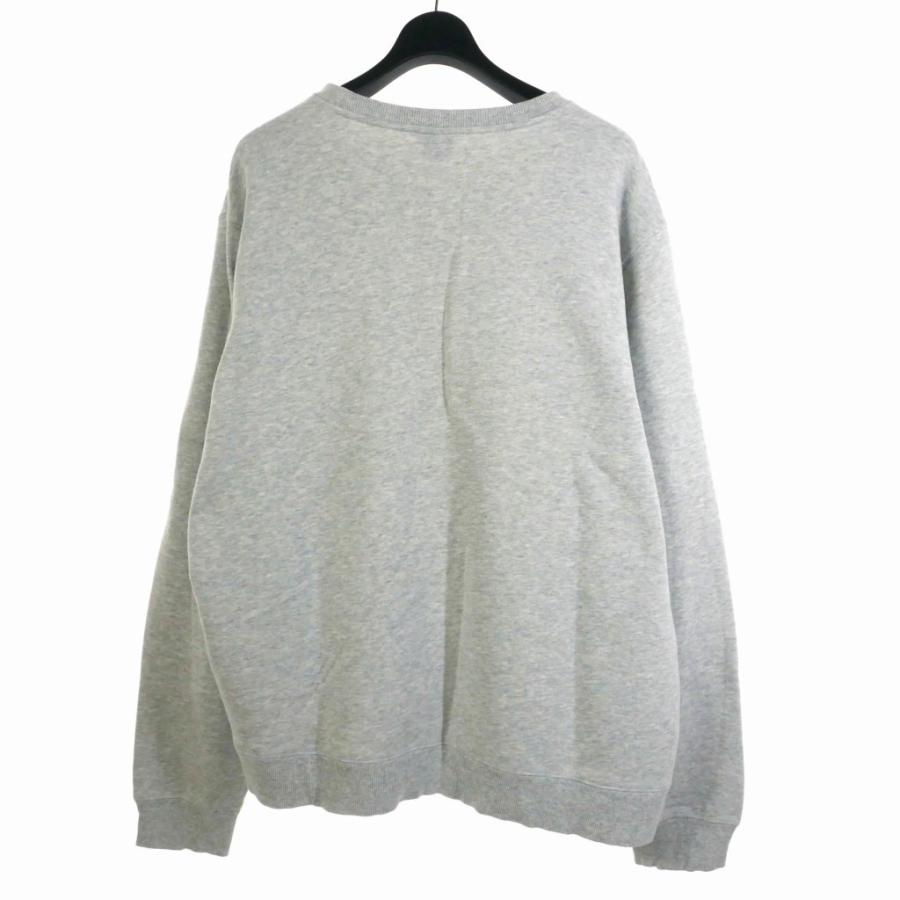 STUSSY（ステューシー） プリント ロゴスウェット トレーナー L グレー