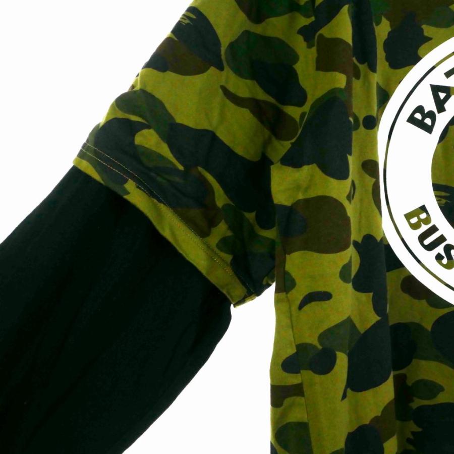 A BATHING APE（アベイシングエイプ） 迷彩柄 カモフラ レイヤード T