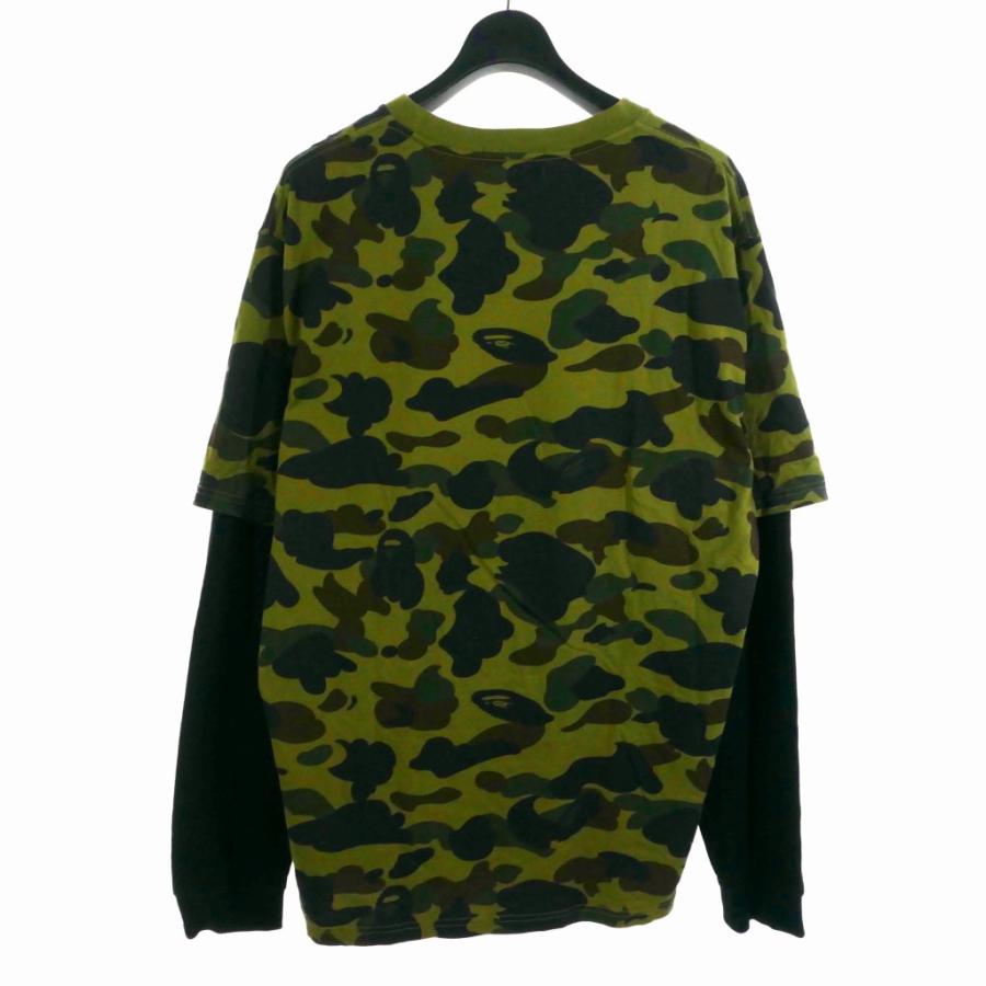 A BATHING APE（アベイシングエイプ） 迷彩柄 カモフラ レイヤード T