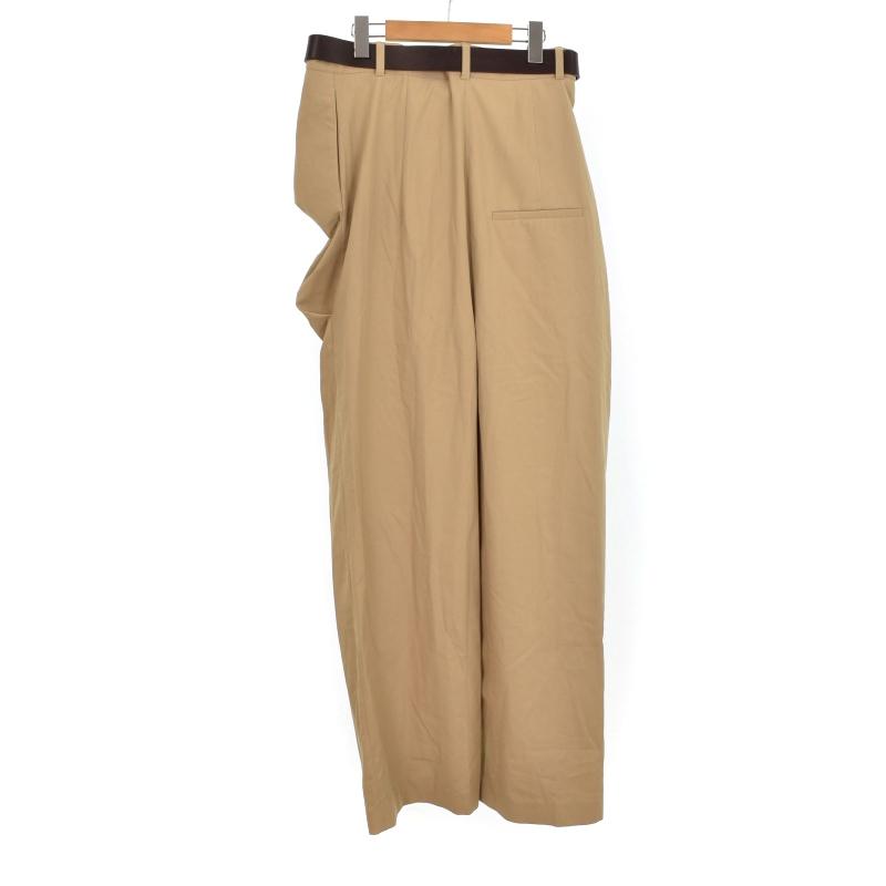 LOEWE（ロエベ） 未使用品 LOEWE Draped trousers in cotton ドレープ