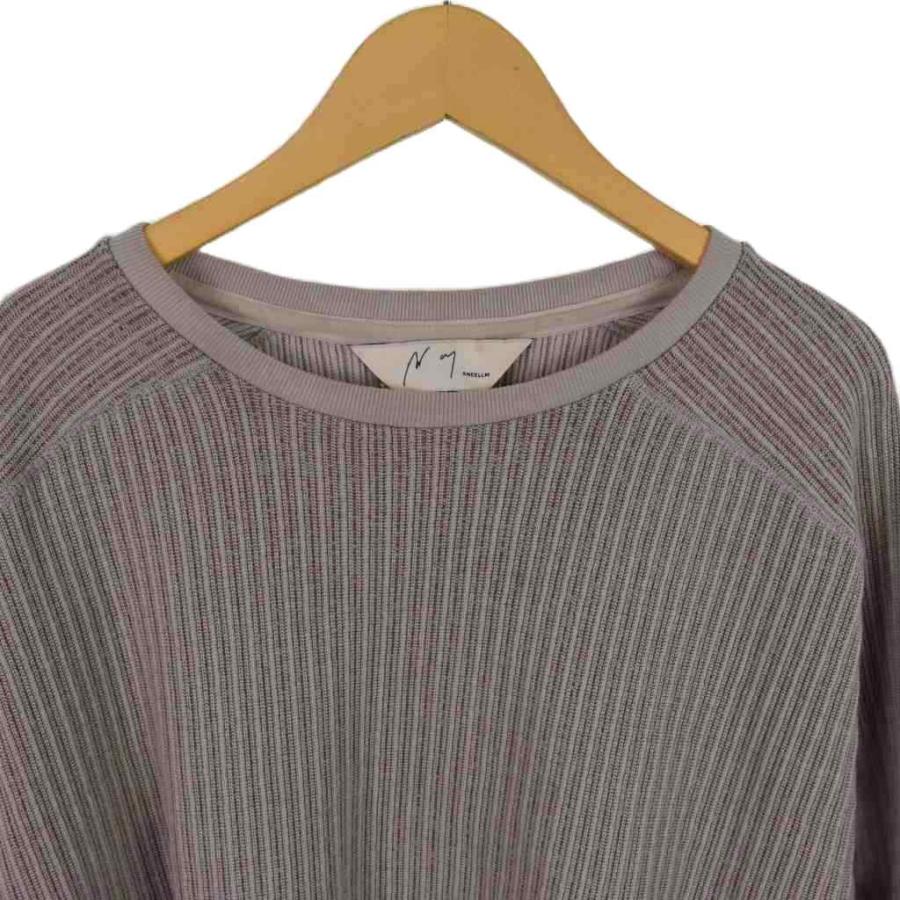 アンセルム ANCELLM 24SS OVER RIB LS T-SHIRT 長袖 2 グレー ANC-CT48