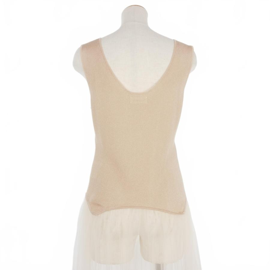 チカキサダ Chika Kisada 24SS タンクトップ ワンピース ラメ ニット