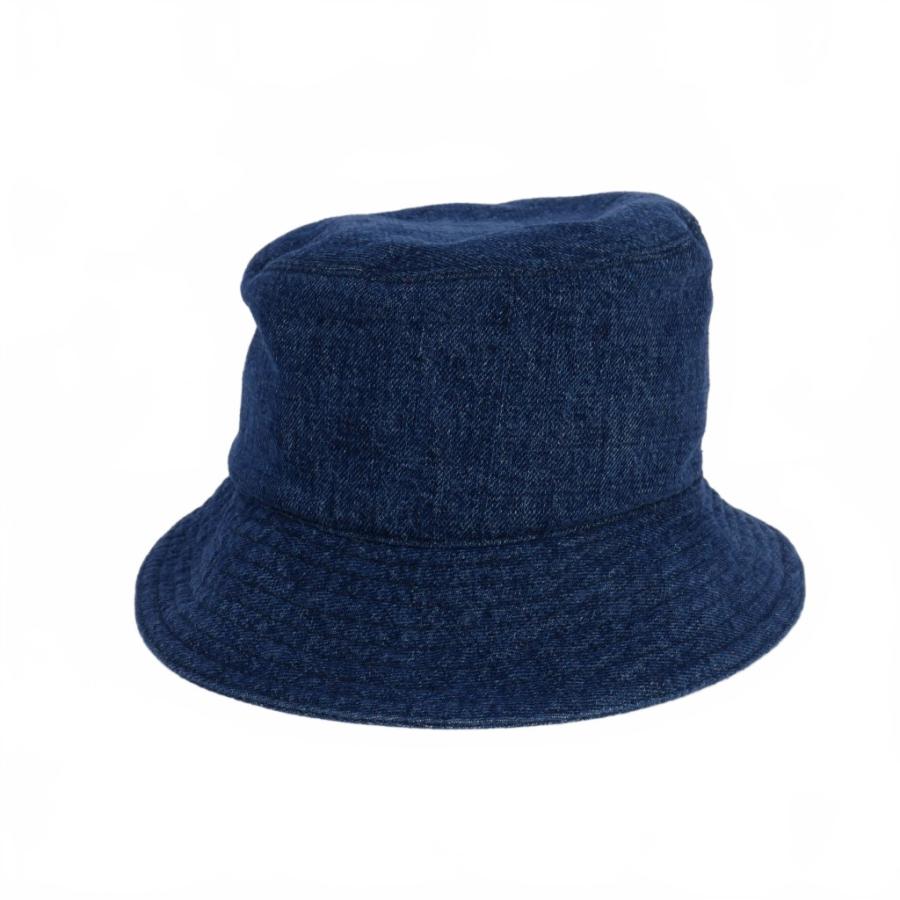 miu miu（ミュウミュウ） ロゴ刺繍 デニム バケットハット S