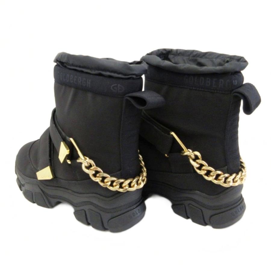 ゴールドバーグ GOLDBERGH 美品 ショートブーツ スノーブーツ チェーン