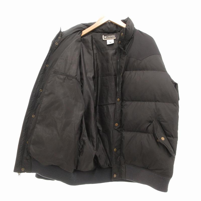 コロンビア Columbia ダウンジャケット ショート丈 L 黒 ブラック /UO