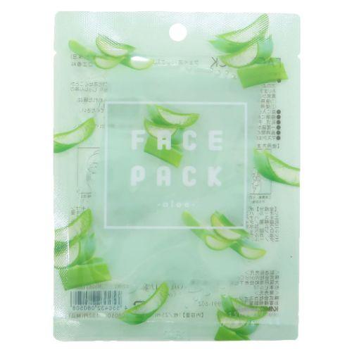 クリアフェイスパック シート状保湿パック アロエ カミオジャパン 保湿