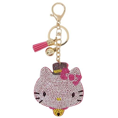 キーリング キラキラレザーキ−ホルダー サンリオ ドラえもん ハロー