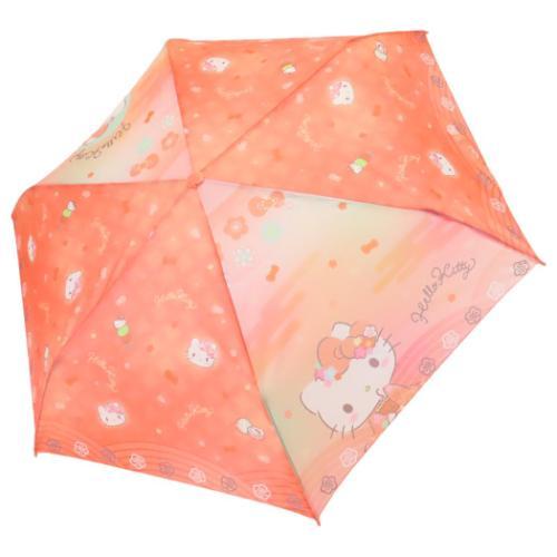 折り畳み傘 折りたたみ傘 ハローキティ 花日和 ジェイズプランニング