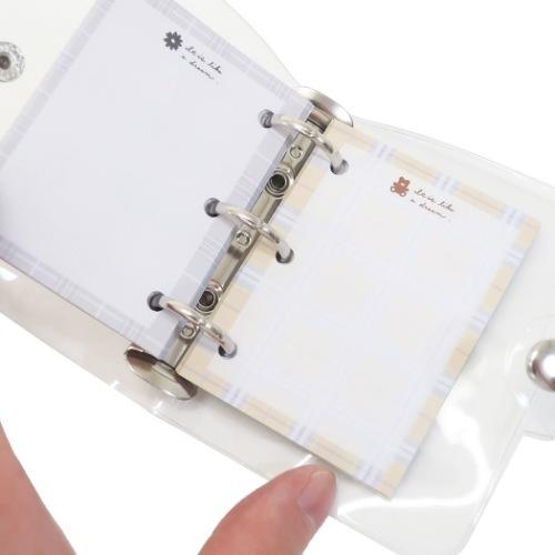 CRUX（クラックス） バインダーブック メモ CHECK メモ帳 かわいい