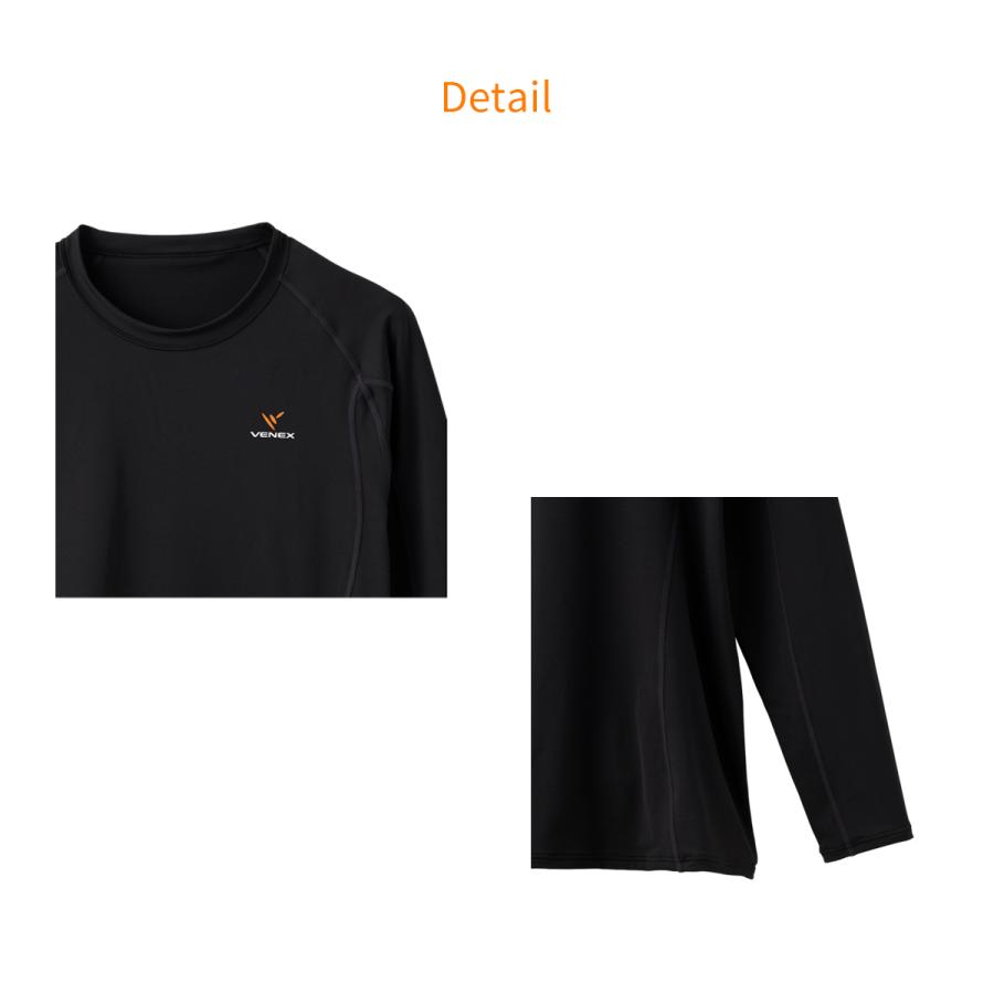 VENEX（ベネクス） リカバリーウェア メンズ 長袖 Tシャツ リチャージ+